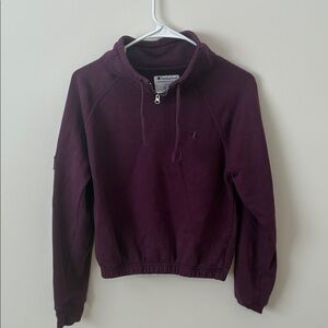 Champion Women's Dark Purple Cowl Neck Sweater